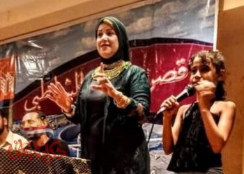 امل أيوب تضئ اروقة مسرح قصر ثقافة الشاطبي