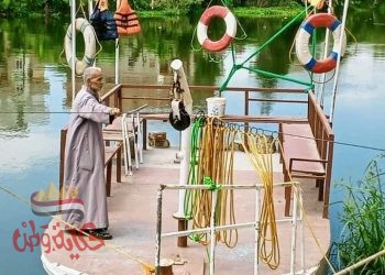 متابعة المعديات النهرية ورفع ١٦١ طن تراكمات بمركز ومدينة أبو حمص