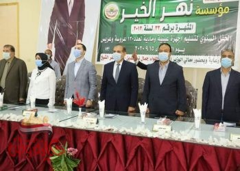 محافظ كفر الشيخ يسّلم مساعدات عينية ومادية لـ 130 عروس وعريس