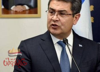 رئيس هندوراس خوان هرنانديز أثناء زيارة سابقة لإسرائيل نقل سفارتها بإسرائيل من تل أبيب للقدس