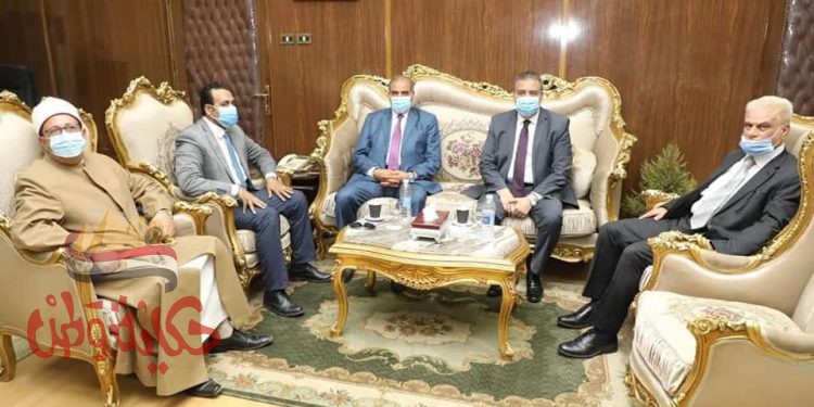 رئيس جامعة الأزهر الشريف علي ارض المنوفية لتكريم أوائل الثانوية الأزهرية