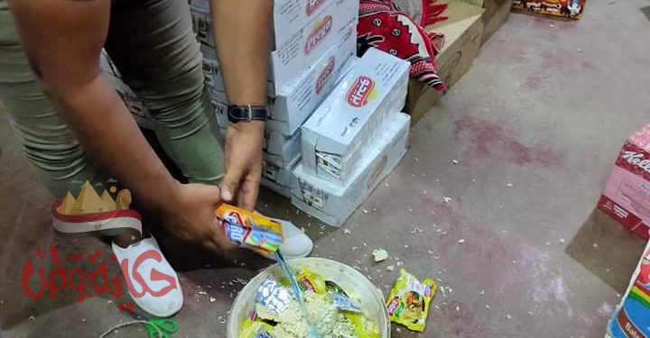 غلق ٦ منشآت غير مرخصة وإعدام أكثر من نصف طن أغذية فاسدة ببلبيس وأولادصقر والحسينية