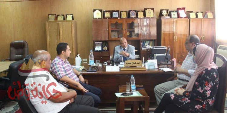 زيارة وفد من البرنامج التنفيذى للبيئة والمخلفات الصلبة بمحافظة قنا