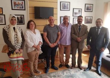 اللواء طارق المهدي يستقبل وفد اتحاد شباب مصر.