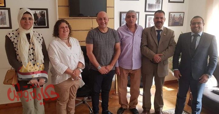 اللواء طارق المهدي يستقبل وفد اتحاد شباب مصر.