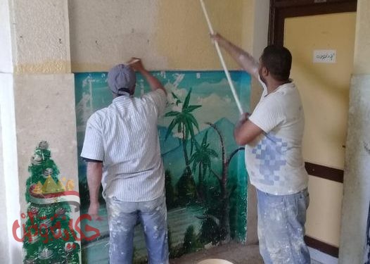 مدارس إدارة سيدي سالم التعليميه تتزين بقيادة الورداني استعداداً للعام الدراسي الجديد