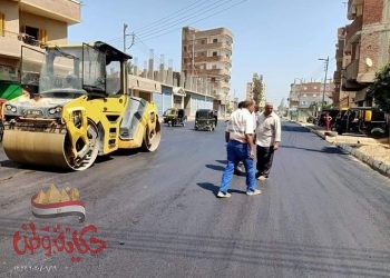 متابعة الأعمال الميدانية اليوم بمدينة الشهداء والوحدات المحلية التابعه