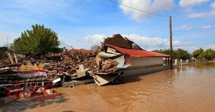 العاصفة النادرة دمرت بيوتا في اليونان هذا ما فعلته العاصفة