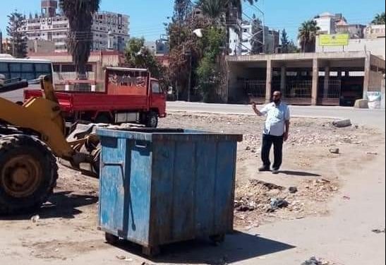 رئيس مدينة المحمودية يؤكد على تكثيف أعمال النظافة بنطاق المدينة