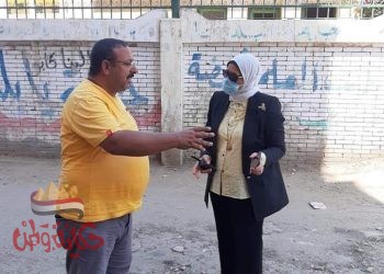 عايدة ماضي تتفقد عدد من شوارع مركز و مدينة مطوبس وبعض القرى التابعة لها