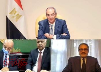 طلعت والكردي : يشهدان توقيع اتفاقية تعاون بين وزارة الاتصالات وتكنولوجيا المعلومات 