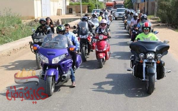 “صبحى ” يطلق شارة البدء لرالي مصر للدراجات النارية