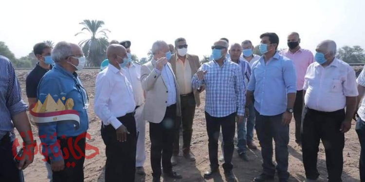 الوزير : يتفقد مشروع محور شمال الأقصر ويوجه باستكمال المحور نظرا لأهميتة في السياحه وللمواطنين