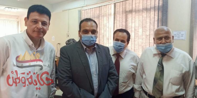نائب رئيس جامعة بنها لشئون التعليم والطلاب يتفقد معامل تنسيق المرحلة الثالثة