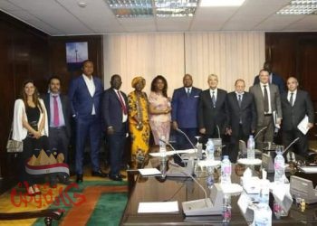 *لقاء وزير الكهرباء والطاقة المتجددة وفد رفيع المستوى برئاسة السيد مستشار الرئيس الكونغولى للاستثمار لبحث التعاون*