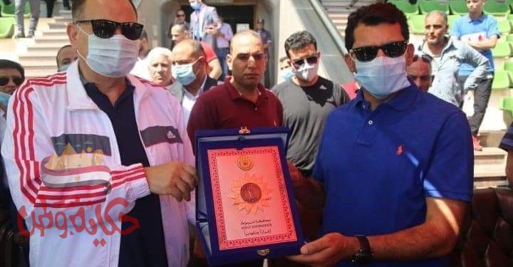 وزير الشباب والرياضة يتفقد القريه الاولمبيه بجامعه اسيوط