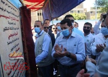 صبحى” يفتتح عدداً من الملاعب المنجلة وحمامات السباحة بمراكز شباب الواسطي والفتح 