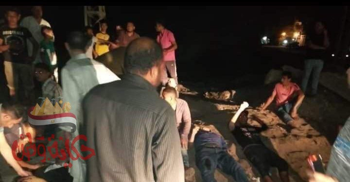 إصابة 21 في إنقلاب أتوبيس وردية علي طريق يافطة الخطاطبة