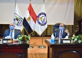 جامعة بني سويف تعقد اجتماعها الشهرى  بجلسته رقم 188 بحضور المحافظ