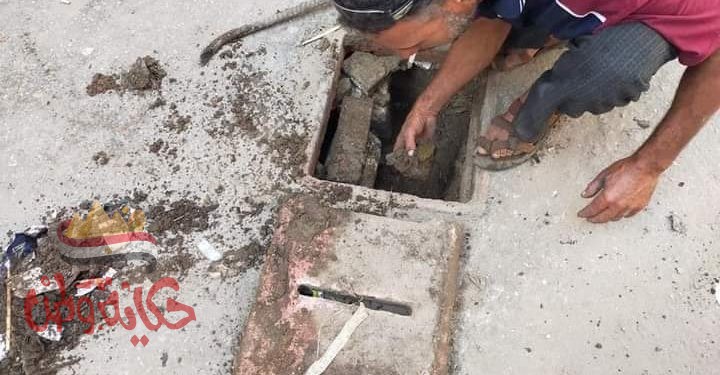 متابعات يومية لتسليك وتطهير صفايات المطر بالمنطقة الثالثة بالمحمودية القديمة