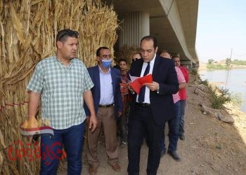 نائب محافظ المنوفية يتفقد عدد من القري والعزب المتضررة من إرتفاع منسوب مياه  النيل