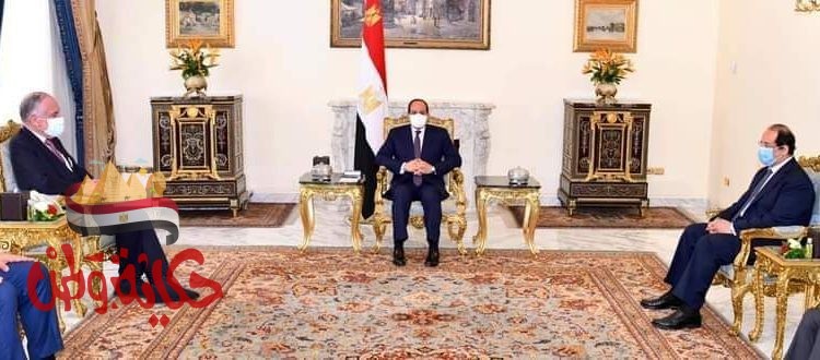 استقبل السيد الرئيس اليوم السيد رونالد لاودر رئيس الكونجرس اليهودي العالمى