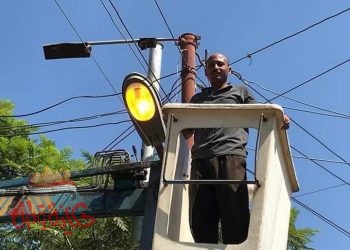 الزغد” يؤكد علي صيانة كشافات الإنارة بمدينة الدلنجات