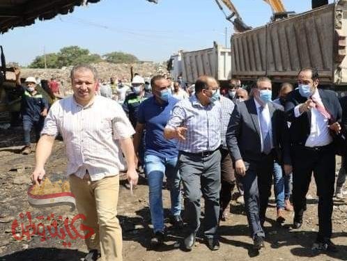 المنوفية _ الانتهاء قريباً من جبل قمامة منوف العمومى