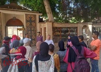 الشباب و الرياضة بالجيزة تنظم زيارة إلي مجمع الأديان بمصر القديمة