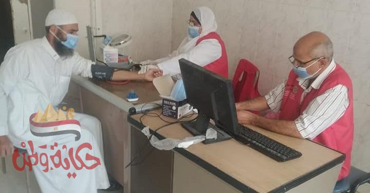 المبادرة الرئاسية لعلاج الأمراض المزمنة تواصل فحص المواطنين في ابشواى