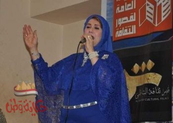 أكتوبر في عيون الشعراء ملحمه وطنيه تصنعها أمل أيوب في قصر ثقافة الشاطبي