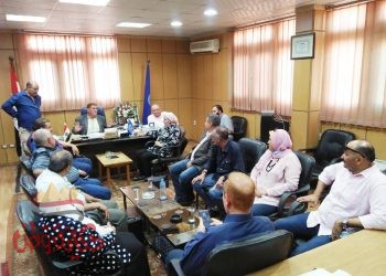 قيادات “الزراعة” و”البيئة” يتابعون منظومة جمع وتدوير قش الأرز فى البحيرة