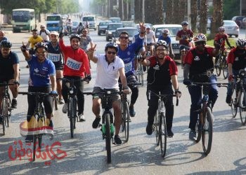 صبحي : يقود ماراثون الدراجات من المتحف المصري بالتحرير إلى المتحف الجديد بالرماية