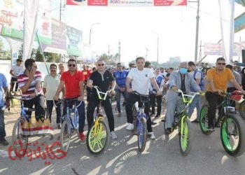 ماراثون الدراجات إحتفالاً بإنتصارات أكتوبر تحت شعار شباب مصر يهنئ مصر بالنصر