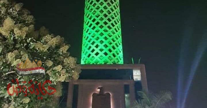 إضاءة برج القاهرة باللون الأخضر لرفع الوعي بالأمراض النفسية