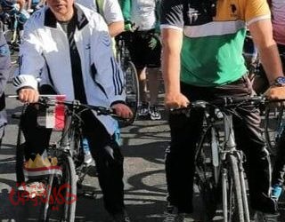 شباب مصر ، يهنئ مصر ، في عيد النصر “بماراثون الدراجات