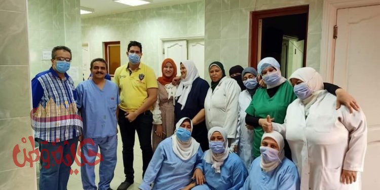 بمستشفى الرمد بدمنهور فى حب مصر
