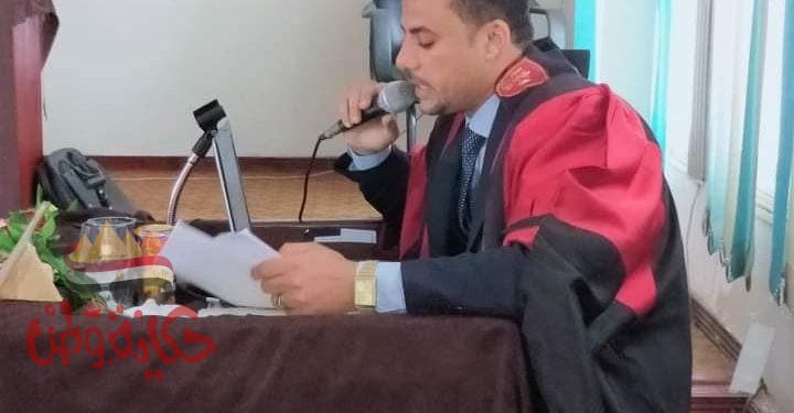 منح الباحث عبد الحميد الغنام درجة الماجستير بامتياز من كلية تربية جامعة كفر الشيخ