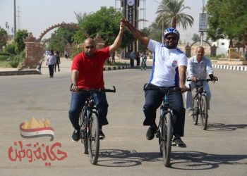رئيس جامعة أسوان : انطلاق ماراثون الدراجات تحت شعار المبادرة الرئاسية (الرياضة أمن قومي )
