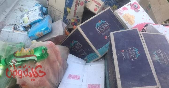 الفيـــوم : ضبـــط كميات كبيره من السلع الغذائية والسناكس والمشروبات الغازيه منتهية الصلاحيه بمركز سنورس