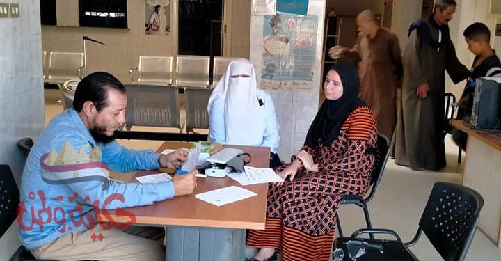 مديرة الإدارة الصحية بابشواى تتابع فعاليات مبادرة علاج الأمراض المزمنة