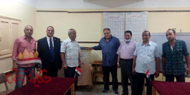 الرمسيسي والبنا يتفقدان الإستعدادات والتجهيزات بالمقار الإنتخابية بالمحمودية