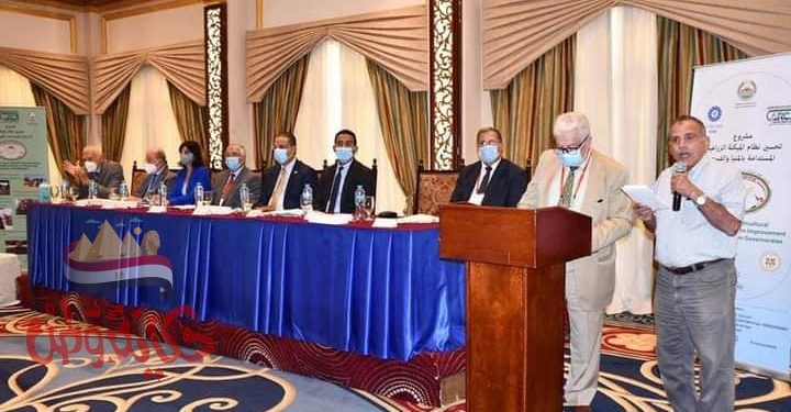محافظ الفيوم يشهد ورشة عمل مشروع تحسين الميكنة الزراعية المستدامة