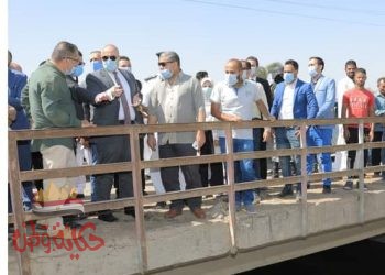 محافظ بني سويف يتابع الموقف التنفيذي للمشروع القومي لتبطين وتأهيل الترع