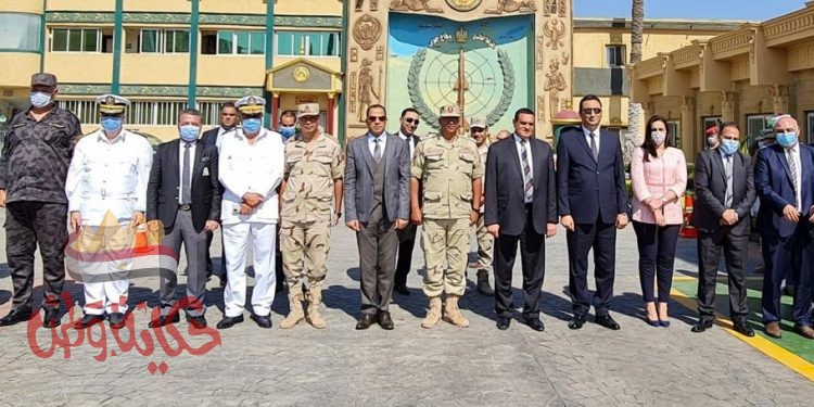 رئيس جامعة دمنهور يشارك قائد الفرقة العاشرة فى الإحتفال بنصر السادس من اكتوبر