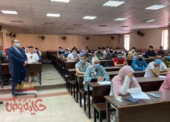 نائب رئيس جامعة بنها لشئون التعليم والطلاب يتفقد الكليات فى أول أيام العام الدراسي