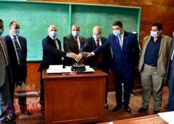 رئيس جامعة بنى سويف يفتتح المقر الجديد لقسم اللغة الفرنسية بكلية الحقوق