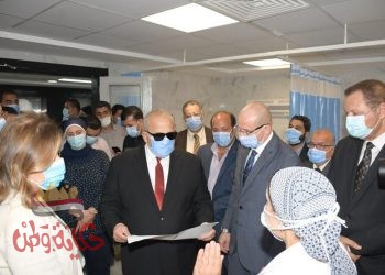 رئيس جامعة القاهرة تفقد اعمال تطوير الاستقبال والطواريء بمستشفى القصر العيني
