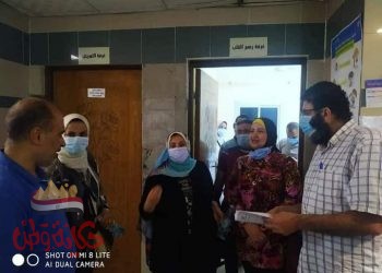 وكيل صحة الفيوم تفاجئ مستشفى طامية بالزيارة منتصف الليل