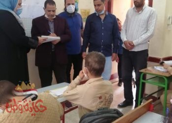 مدير عام تعليم سيدي سالم يتفقد مجمع تيدا للتعليم الأساسي